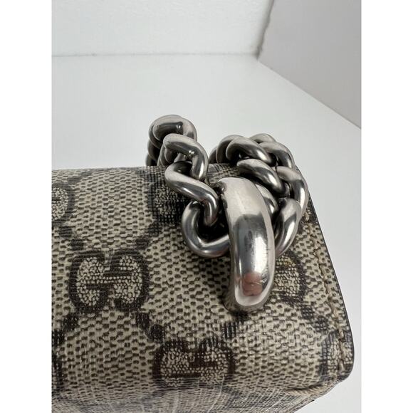 Gucci Supreme Canvas Dionysus Chain Strap Women’s Shoulder Bag - Picture 8 of 16